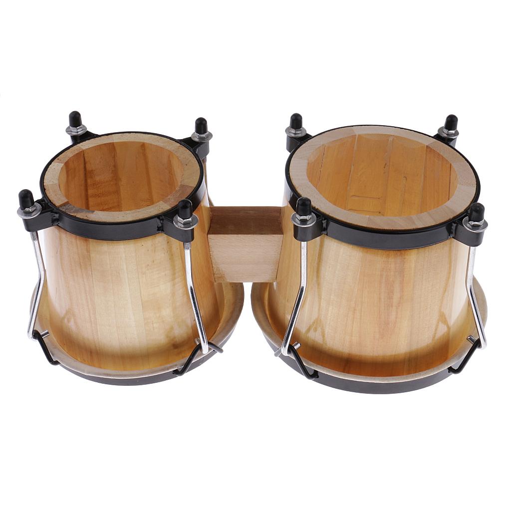 Bongo Drum Set - Orff Müzik Aletleri Bongo Davul Ahşap