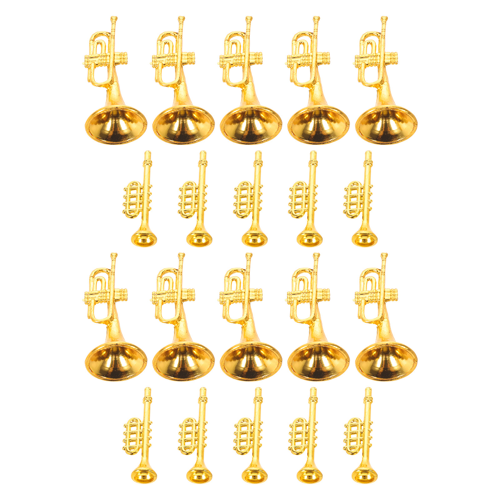 Musical Instrument Xmas Ornaments - 20 Adet Mini Müzik Aleti Noel