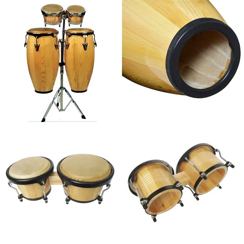 Bongo Drum Set - 10-11 İnç Konga Davul Seti, 7-9
