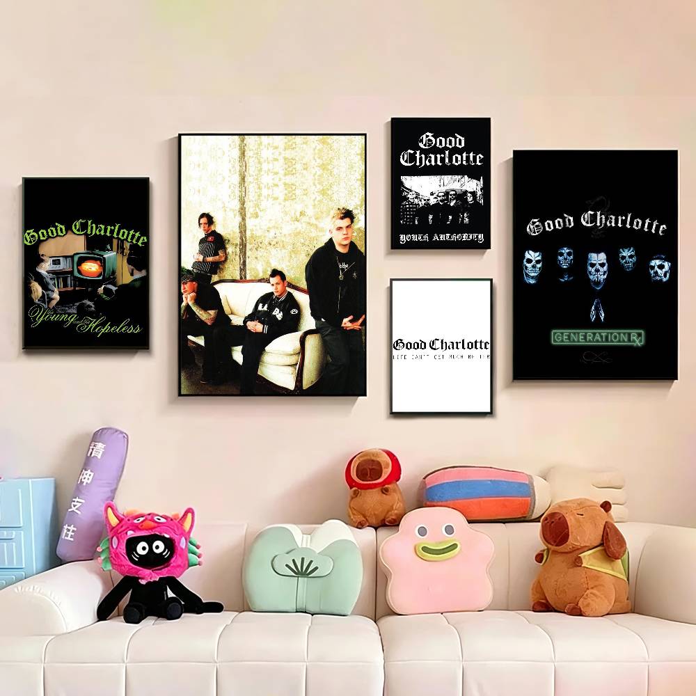 Musical Instrument Poster - Pop-rock g-Good Charlotte Band Posteri resim
