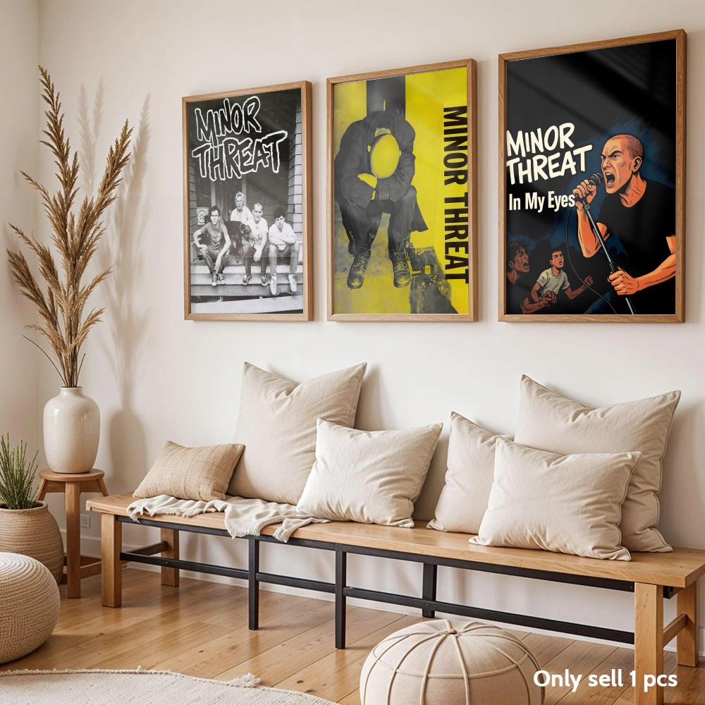 Rock Band M-Minor Threat Poste - Musical Instrument Poster incelemesi ve fiyatı