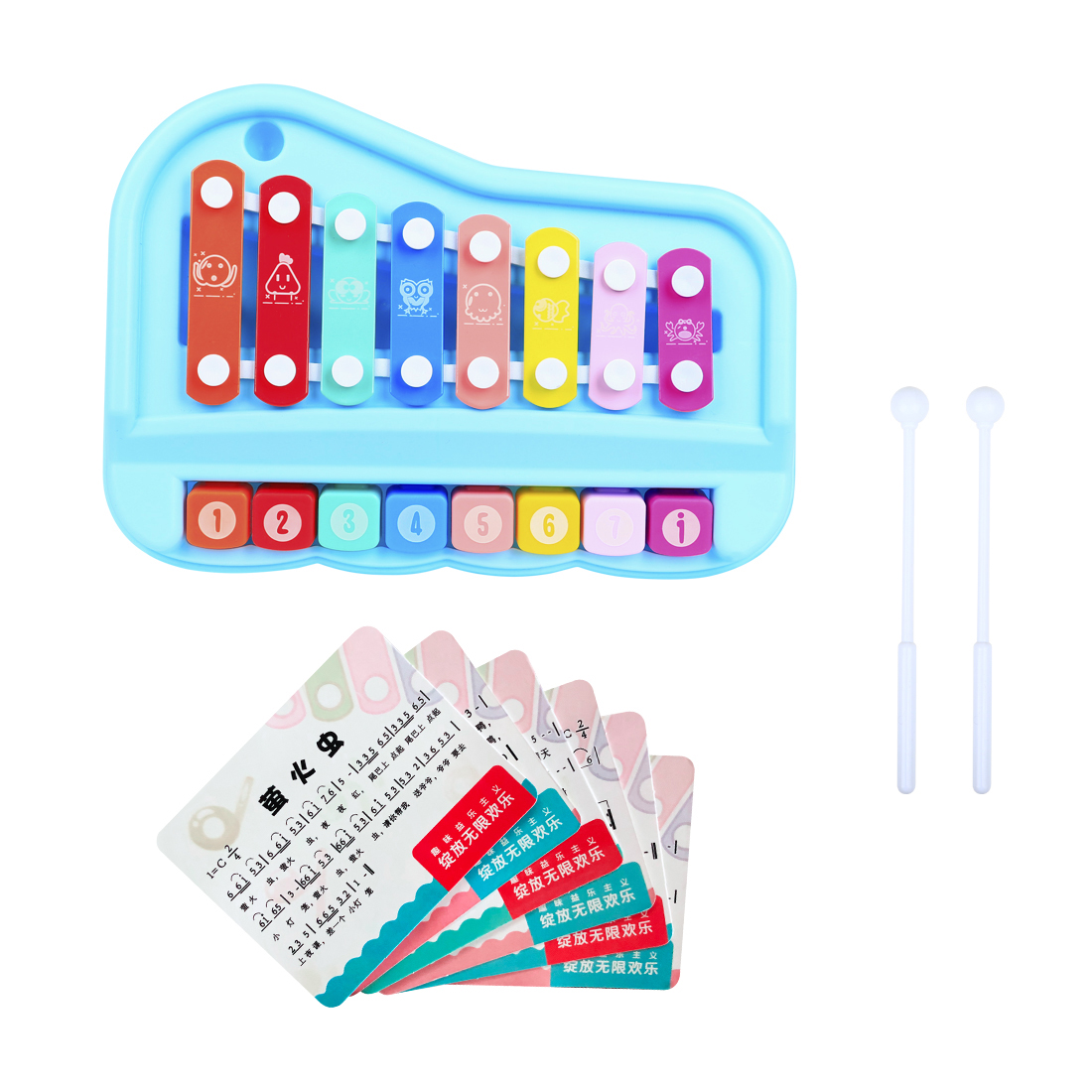 SY-73 Çocuklar için 8 Nota Xyl - Musical Instrument Xylophone incelemesi ve fiyatı