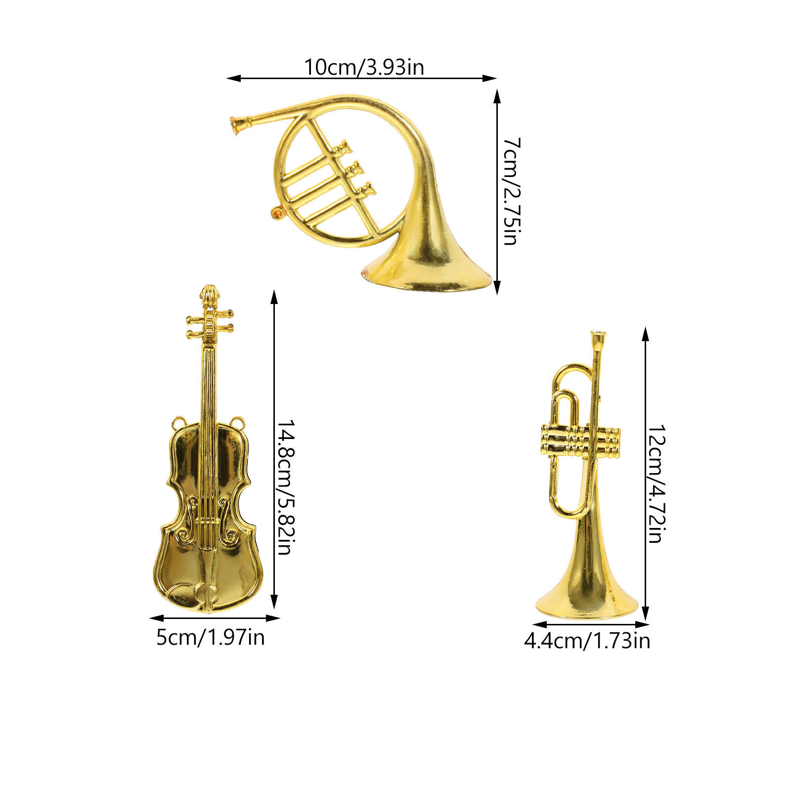 12 Adet Noel Mini Müzik Aletle - Musical Instrument Xmas Ornaments incelemesi ve fiyatı