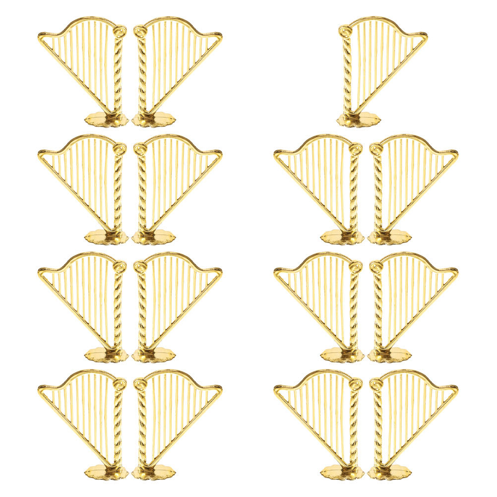 15 Adet Minyatür Arp Noel Süsl - Musical Instrument Xmas Ornaments incelemesi ve fiyatı