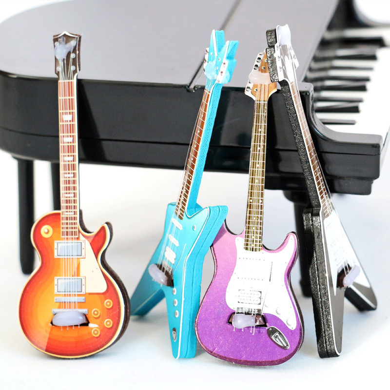 1 adet 1/12 Dollhouse Gitar Oy - Musical Instrument Of incelemesi ve fiyatı
