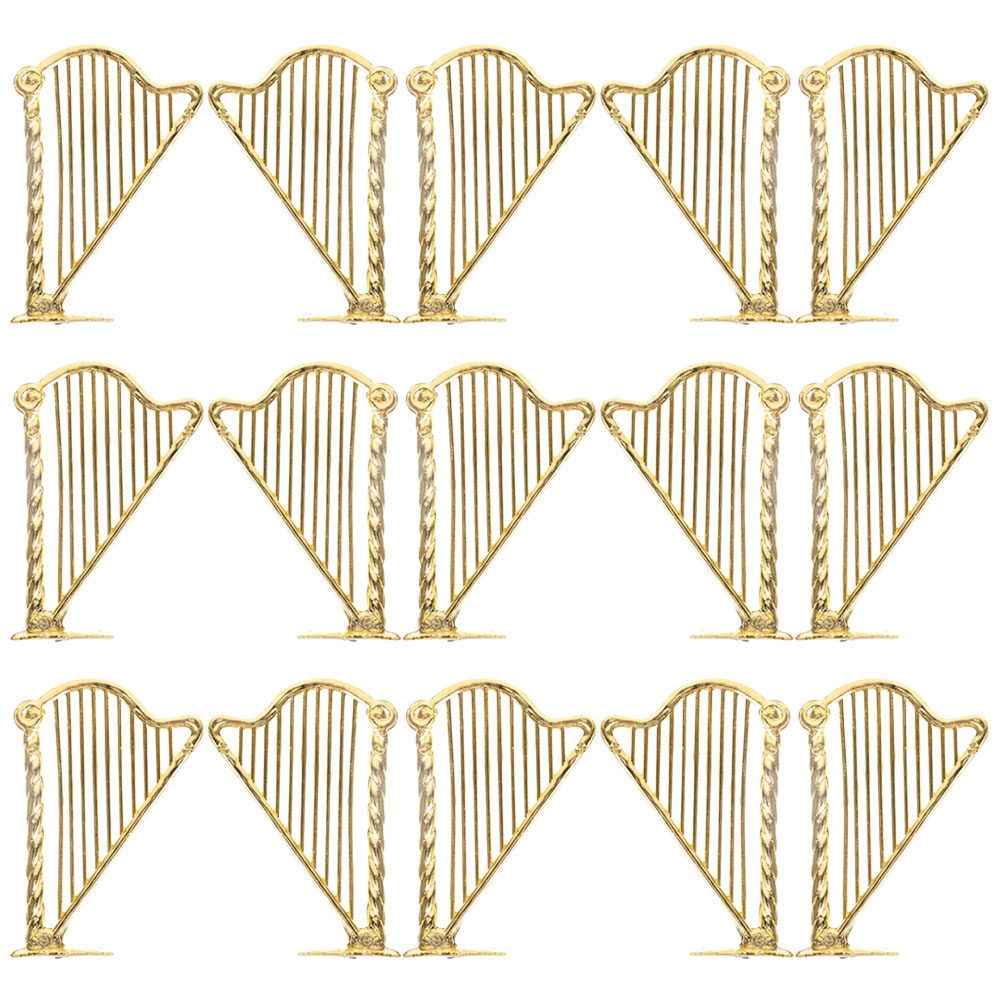 15 Adet Minyatür Arp Süsü Noel - Musical Instrument Xmas Ornaments incelemesi ve fiyatı