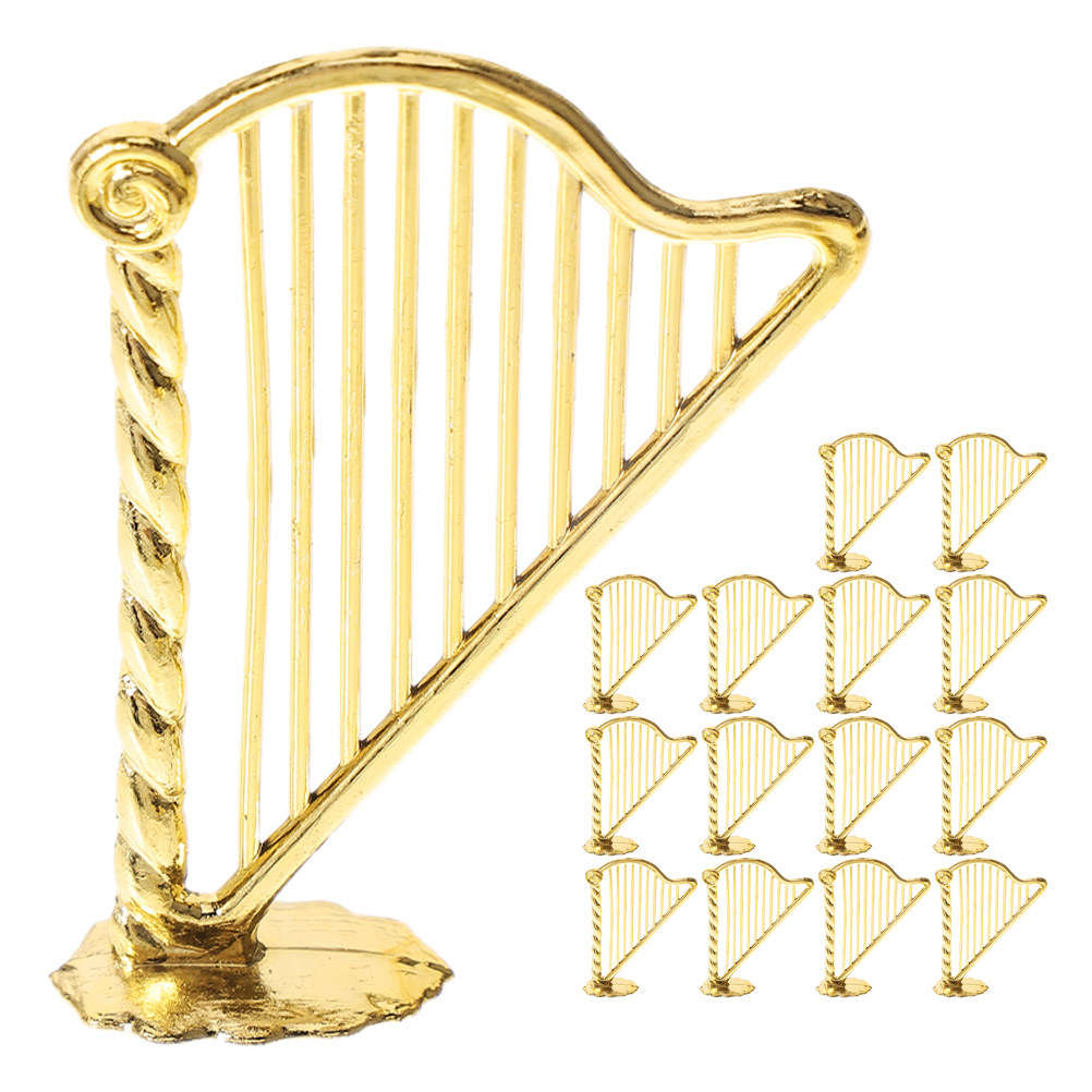 15 Adet Minyatür Arp Süsü Noel - Musical Instrument Xmas Ornaments incelemesi ve fiyatı