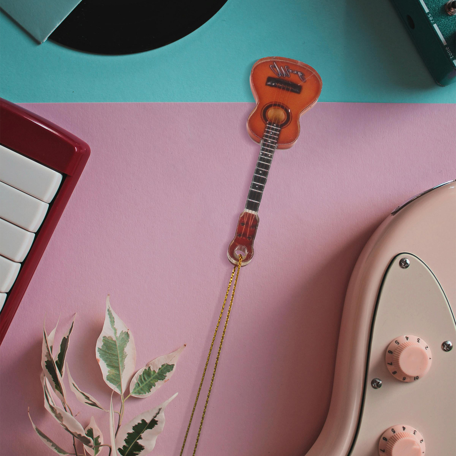 10 Adet Minyatür Gitar Noel Sü - Musical Instrument Xmas Ornaments incelemesi ve fiyatı