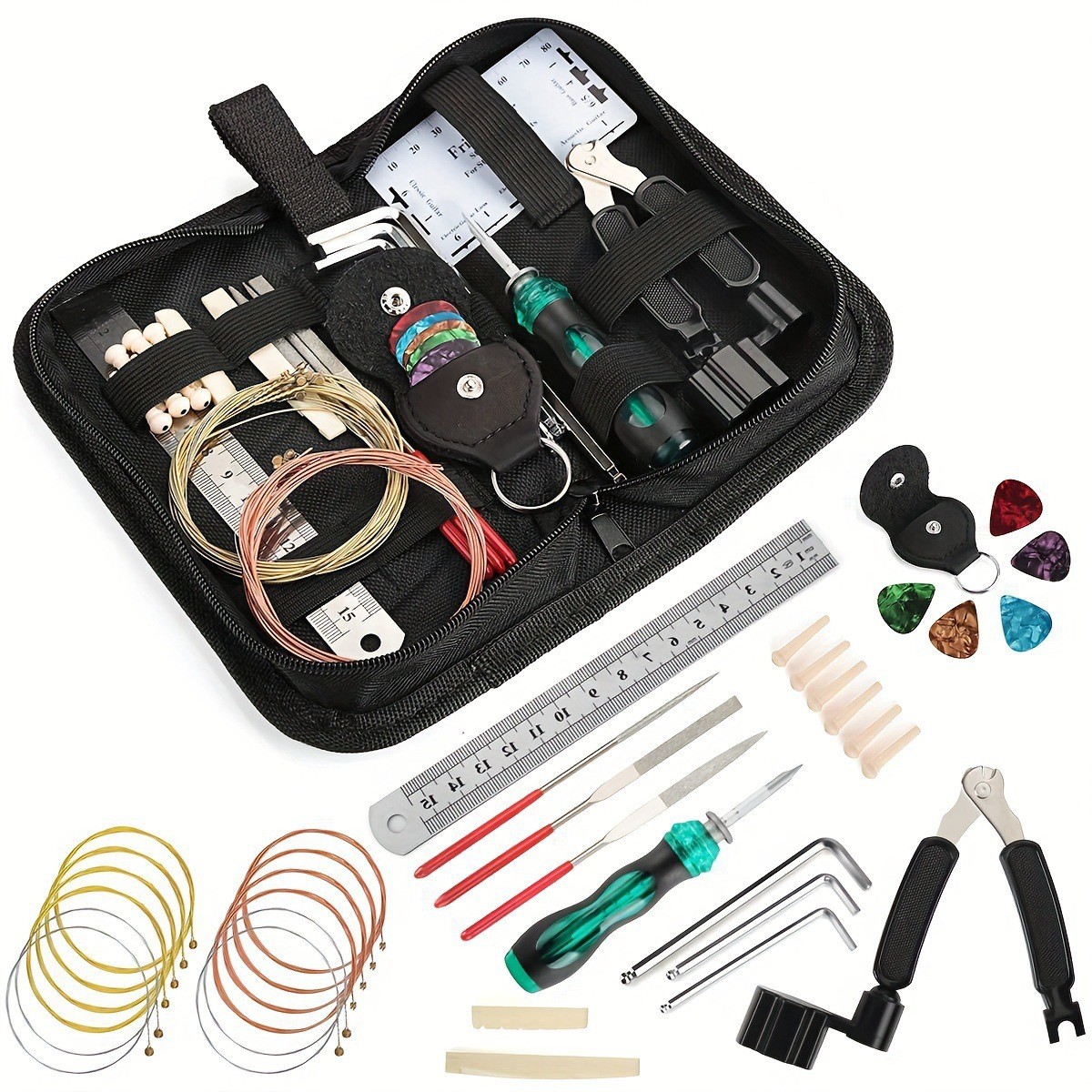 1 Set Gitar Tamir Aletleri, Ye - Musical Instrument Repair incelemesi ve fiyatı