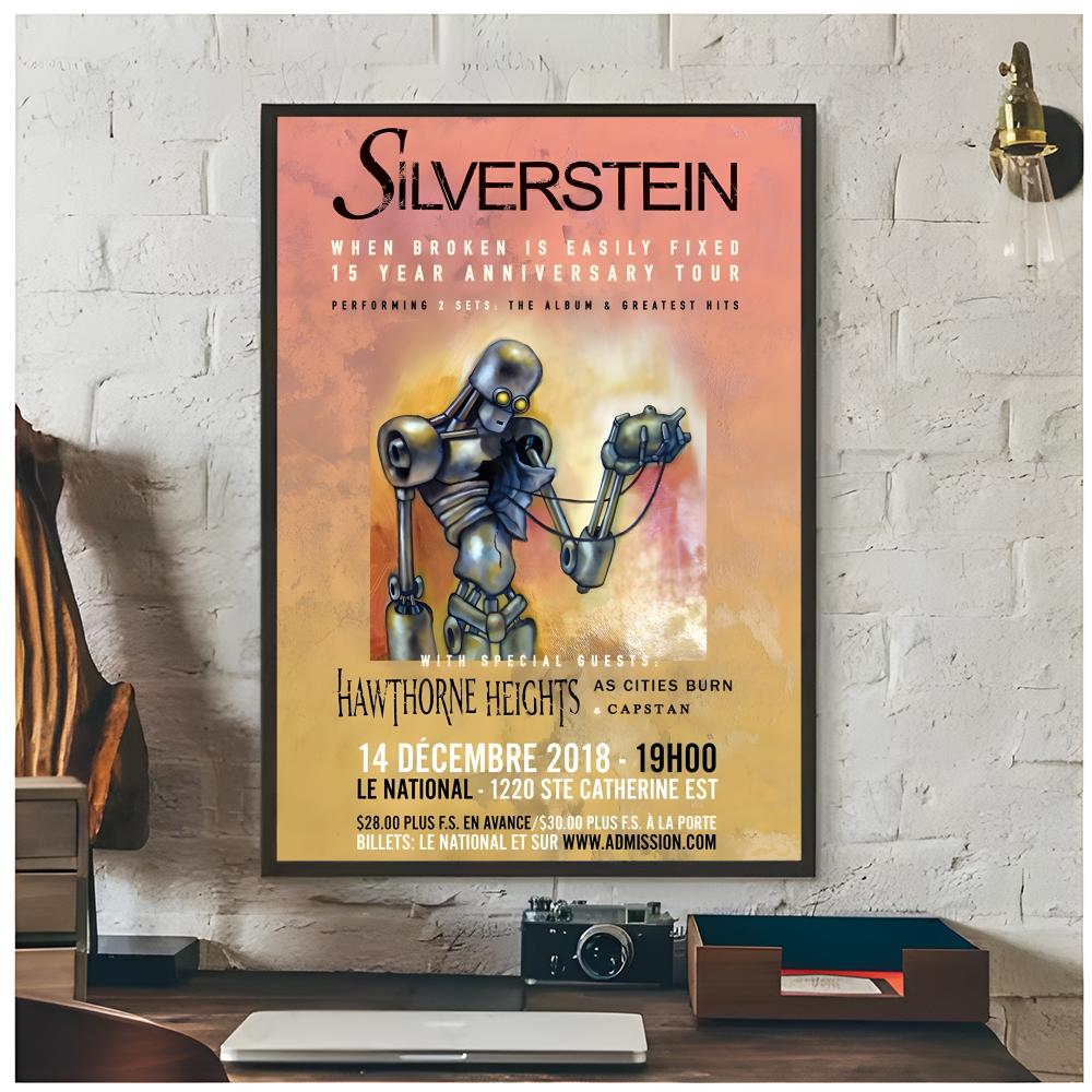 emo rock grubu S-Silverstein P - Musical Instrument Poster incelemesi ve fiyatı