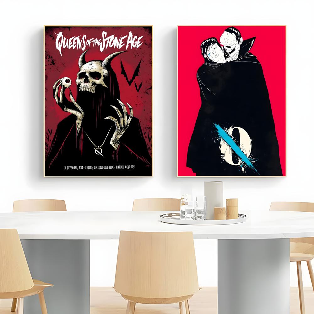 Stoner rock grubu Q-Queens Of  - Musical Instrument Poster incelemesi ve fiyatı