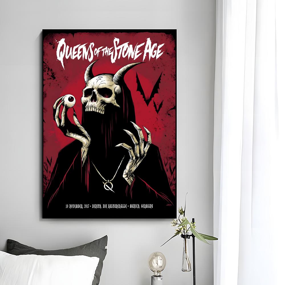 Stoner rock grubu Q-Queens Of  - Musical Instrument Poster incelemesi ve fiyatı