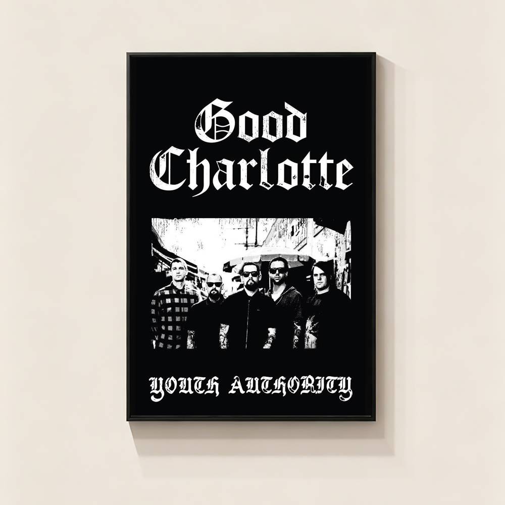 Pop-rock g-Good Charlotte Band - Musical Instrument Poster incelemesi ve fiyatı