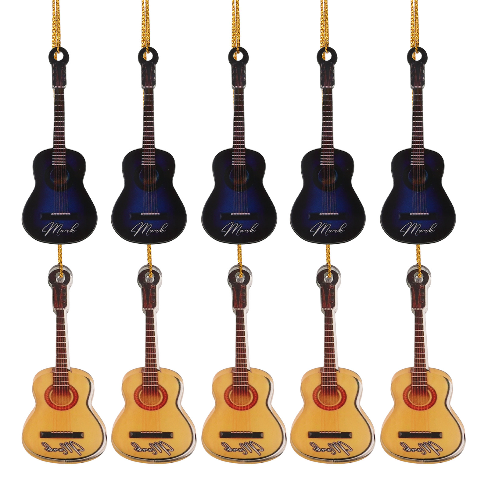 10 Adet Noel Mini Gitar Asma D - Musical Instrument Xmas Ornaments incelemesi ve fiyatı