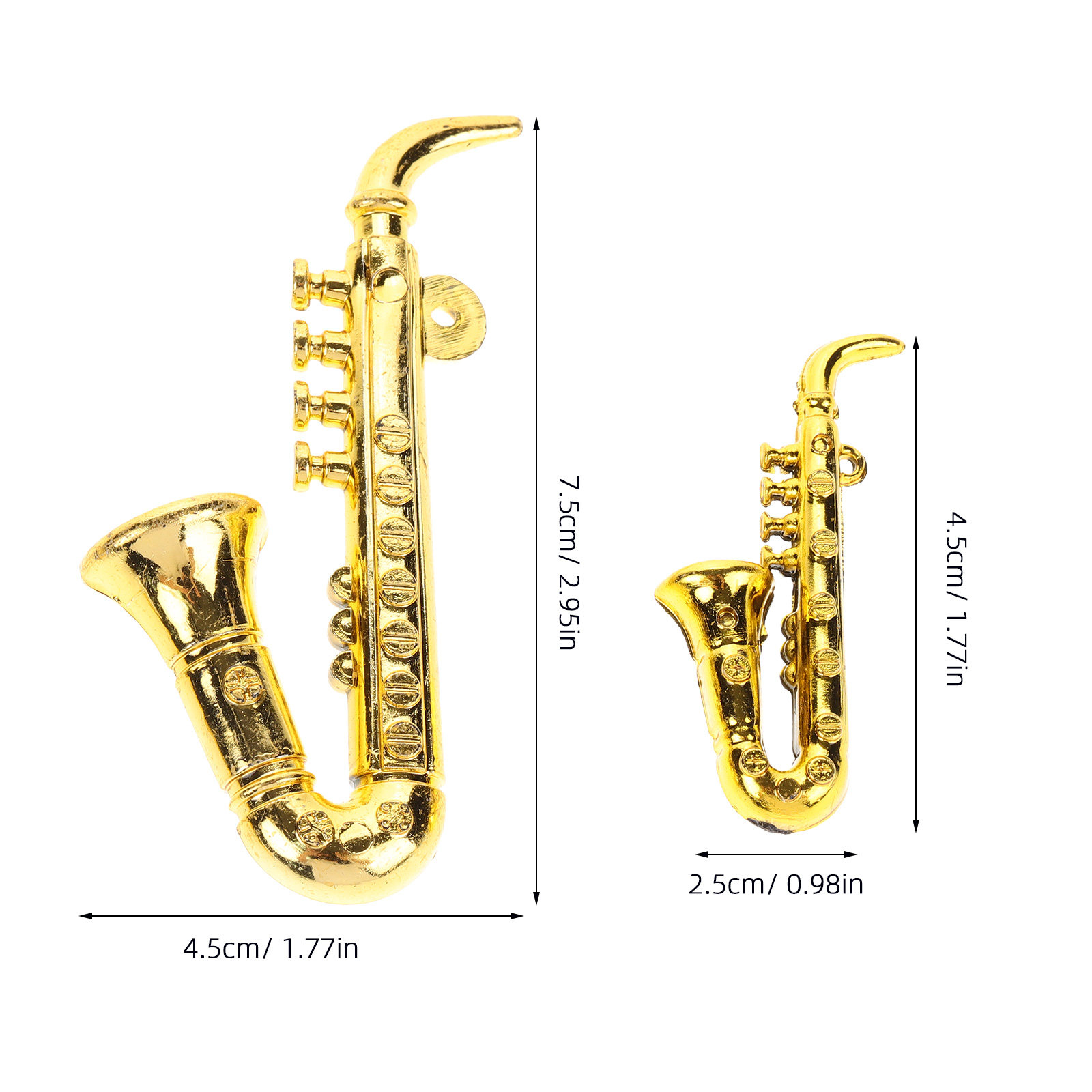 20 Adet Saksafon Noel Süsleri  - Musical Instrument Xmas Ornaments incelemesi ve fiyatı